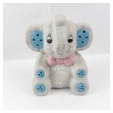 Homco 1993 Elephant Figurines Set of 5 - Vintage Hand-Painted Miniatures