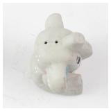 Homco 1993 Elephant Figurines Set of 5 - Vintage Hand-Painted Miniatures