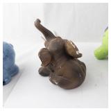 Elephant Figurines - (Lot of 5)