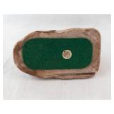 Frog Candlestick Holder - Ceramic Figurine on Lily Pad Base