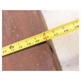 Vintage Wooden Storage Trunk - Metal Latch, Brown Finish