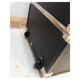 Black Flight Case with Aluminum Corner Protectors and Latches