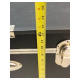 Black Flight Case with Aluminum Corner Protectors and Latches