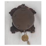 Small August C. Keebler Co. Chicago IL Mini Art Deco Clock