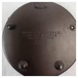 Small August C. Keebler Co. Chicago IL Mini Art Deco Clock