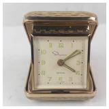 Ingraham Luminous West Germany Wristwatch - Gold-Tone Travel Case