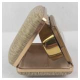 Ingraham Luminous West Germany Wristwatch - Gold-Tone Travel Case