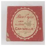 Caravelle Boutique Jewelled Alarm Clock - 7 Jewels, Swiss, Base Metal