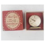 Caravelle Boutique Jewelled Alarm Clock - 7 Jewels, Swiss, Base Metal