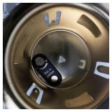 Hand-Cut Crystal Inkwell Japan - Black & Gold Metal Lid, Luxury Desk Accessory