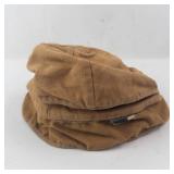 HIGGERS CAP 73 Tan Cotton Bucket Hat with Red Interior