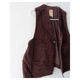 WahMaker Frontier Canvas Vest - Made in USA, XLT, 100% Cotton Western Workwear