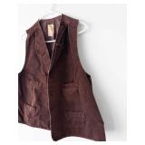 WahMaker Frontier Canvas Vest - Made in USA, XLT, 100% Cotton Western Workwear