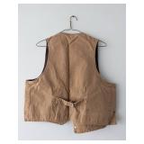 Wah Maker Frontier Canvas Vest - 100% Cotton, Made in USA, XL