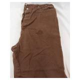 Brown Corduroy Pants - 5-Pocket Trousers, Button Fly