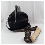 Honeywell Elmo Zoom 82 8mm Movie Camera with Leather Case & Filter Box (Untested)