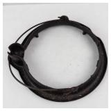 Vintage Cast Iron Waffle Plates - Coiled-Handle Griddles