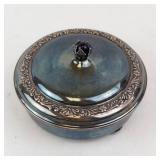 Silver Plated, Velvet Lined Trinket Box