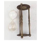 Beaded Black Velvet Evening Bag - Nail Buff - Geode Pen Holder - Hourglass (Brass Frame) (Lot of 4)