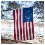 Betsy Ross 13-Star Flag - Circle of Stars on Blue Canton, 13 Stripes (NO SHIPPING)