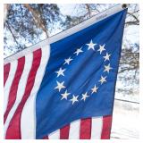 Betsy Ross 13-Star Flag - Circle of Stars on Blue Canton, 13 Stripes (NO SHIPPING)