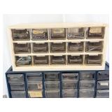Unit Drawer Storage Cabinets with Clock Parts Drawers (set of 4)