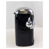 Ice-O-Mat Vintage Manual Ice Shaver - Chrome Top, Black Base (Untested)