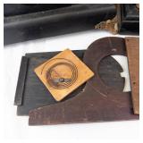 Antique Black Mantel Clock Bits and Parts