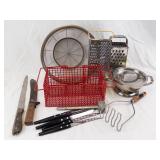 Vintage Lot of Kitchen Items and Tools