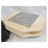 Nordic Ware Platter and Holder, Griddle Set -  and 2 Microwavable Hot Plates