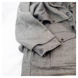 Filson Genuine Wool Mackinaw Coat - Gray 100% Virgin Wool, Seattle
