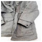 Filson Genuine Wool Mackinaw Coat - Gray 100% Virgin Wool, Seattle