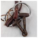 Brown Leather Horse Bridle with Bits & Reins