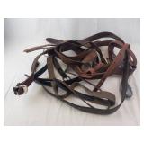 Assorted Leather Belts - Brown & Black, Mixed Widths