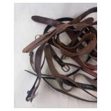 Assorted Leather Belts - Brown & Black, Mixed Widths