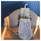 Saddle Bag - Vintage Leather with Front Flap Buckle