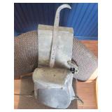 Saddle Bag - Vintage Leather with Front Flap Buckle