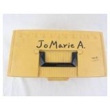 Plano Yellow Plastic Tackle Box with Divided Top Tray (Two-Tier)