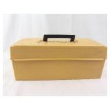 Plano Yellow Plastic Tackle Box with Divided Top Tray (Two-Tier)
