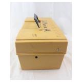 Plano Yellow Plastic Tackle Box with Divided Top Tray (Two-Tier)