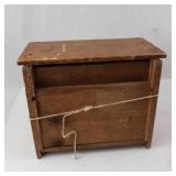 Miniature Dollhouse Furniture Set - Wooden Desk, Table and Chair & Silverware, Mailbox