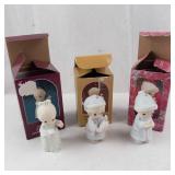 Precious Moments - Once Upon a Holy Night Ornaments (Lot of 3)