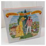 Peace Out Girl Scout Tin Lunch Box & British Biscuits Tin - Vintage Collectible