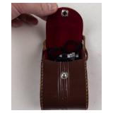 Vintage Pentax K15 Prism Binoculars 6x15 with Leather Case