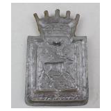 Västerbotten Shield Emblem - Moose on Blue Field with Crown & Stars