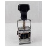 Eagle Zephyr Numbering Stamp - Vintage, Made in USA, Rotary Digit Stamp