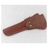 Classic Old West Styles-Vintage Brown Open-Top Western Holster for Single-Action Revolvers Size 7&1/2