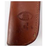 Classic Old West Styles-Vintage Brown Open-Top Western Holster for Single-Action Revolvers Size 7&1/2