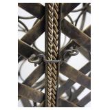 Wine Storage Rack - Wrought Iron Circular Bottle Holder