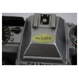 Nikon FG 35mm SLR Camera Body - Includes Pentax-K Lens & Hood(Does NOT fit into Nikon Camera) (Japan Made)